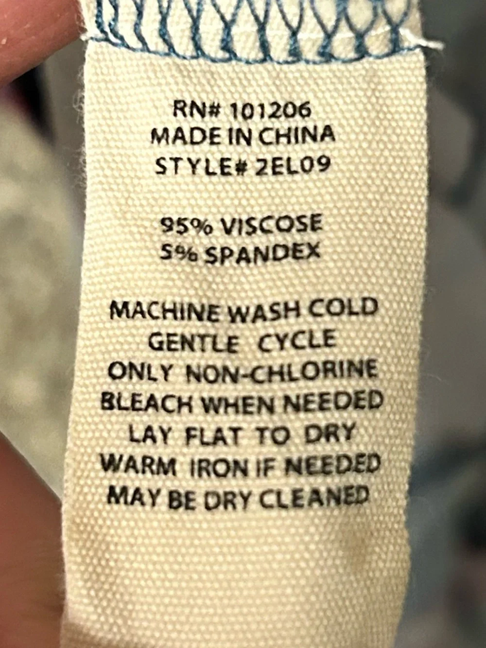 Soft Surroundings Floral Maxi Dress XL Blue Boho Patchwork Long Sleeve - Picture 5 of 8